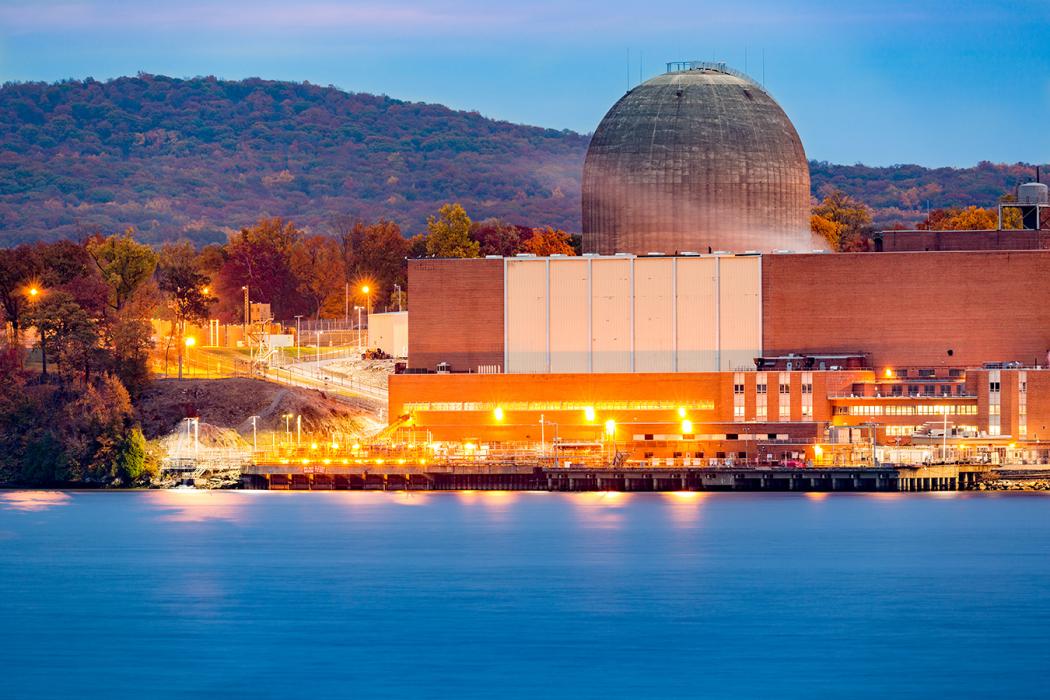 Nuclear reactor on the Hudson River in New York.